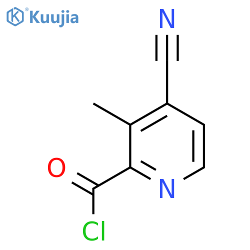 4-Cyano-3-methylpicolinoyl chloride structure