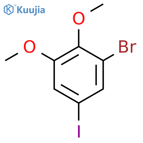 1-Bromo-2,3-dimethoxy-5-iodobenzene structure