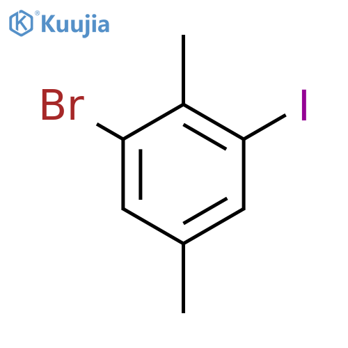 1-Bromo-2,5-dimethyl-3-iodobenzene structure