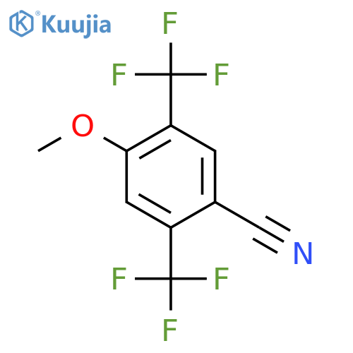 2,5-Bis(trifluoromethyl)-4-cyanoanisole structure