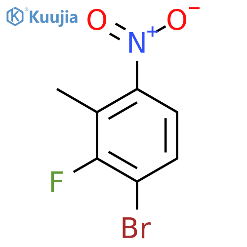 3-Bromo-2-fluoro-6-nitrotoluene structure