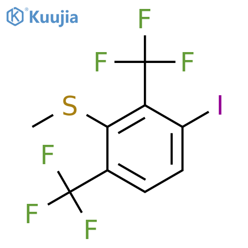 2,6-Bis(trifluoromethyl)-3-iodothioanisole structure