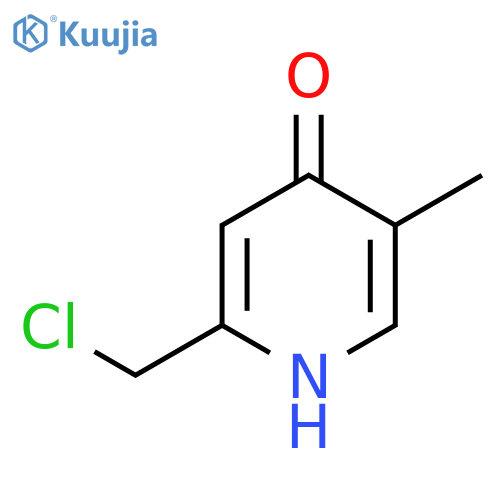 2-Chloromethyl-4-hydroxy-5-methylpyridine structure