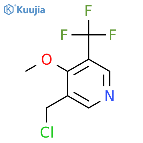 3-Chloromethyl-4-methoxy-5-(trifluoromethyl)pyridine structure