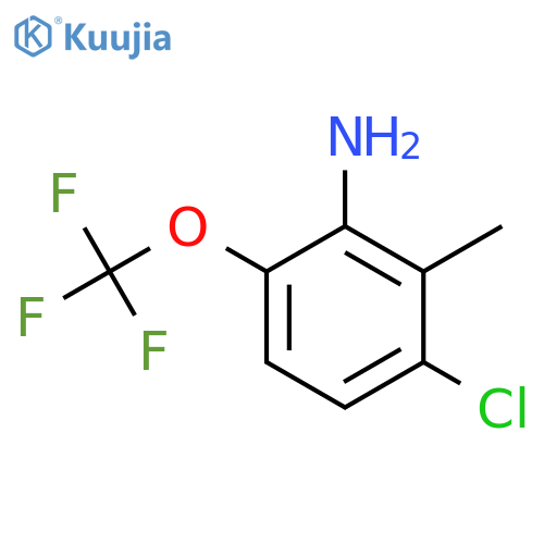 3-Chloro-2-methyl-6-(trifluoromethoxy)aniline structure