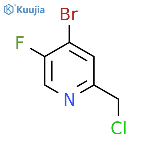 4-Bromo-2-chloromethyl-5-fluoropyridine structure