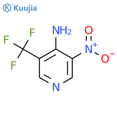 4-Amino-3-nitro-5-(trifluoromethyl)pyridine structure