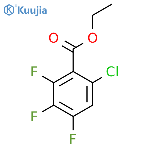 Ethyl 6-chloro-2,3,4-trifluorobenzoate structure