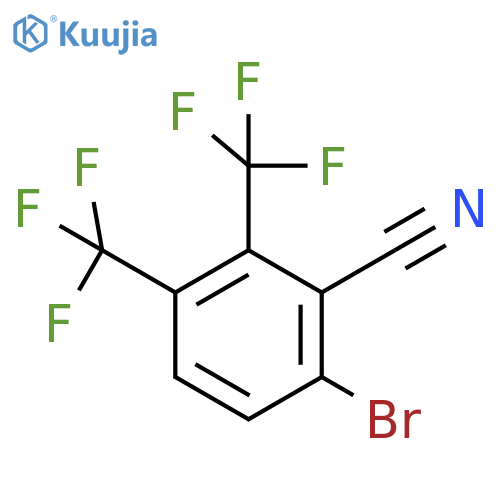 2,3-Bis(trifluoromethyl)-6-bromobenzonitrile structure