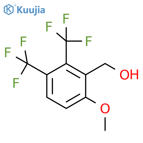 2,3-Bis(trifluoromethyl)-6-methoxybenzyl alcohol structure
