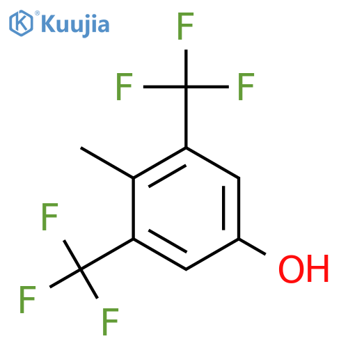 3,5-Bis(trifluoromethyl)-4-methylphenol structure