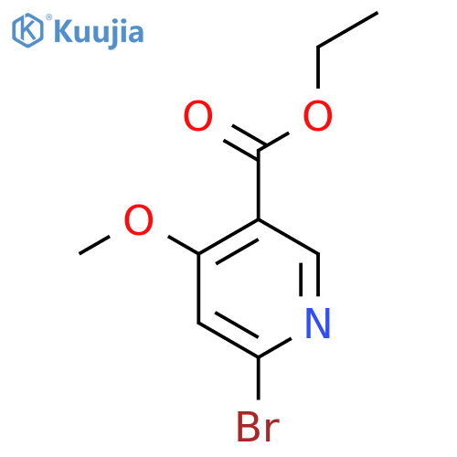 Ethyl 6-bromo-4-methoxynicotinate structure