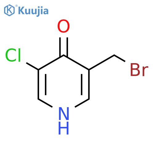 3-Bromomethyl-5-chloro-4-hydroxypyridine structure