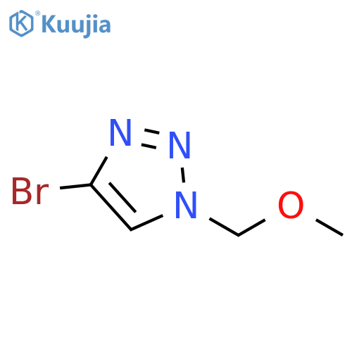 1H-1,2,3-Triazole, 4-bromo-1-(methoxymethyl)- structure