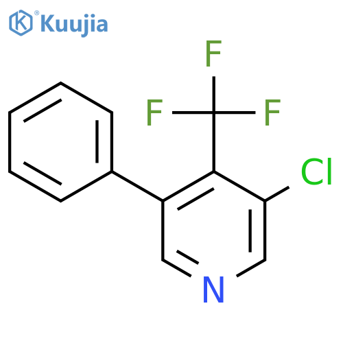 3-Chloro-5-phenyl-4-(trifluoromethyl)pyridine structure