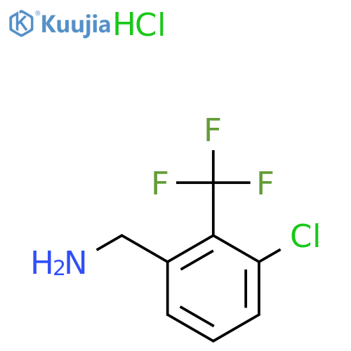 3-Chloro-2-(trifluoromethyl)benzylamine hydrochloride structure