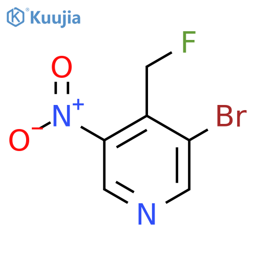 3-Bromo-4-fluoromethyl-5-nitropyridine structure
