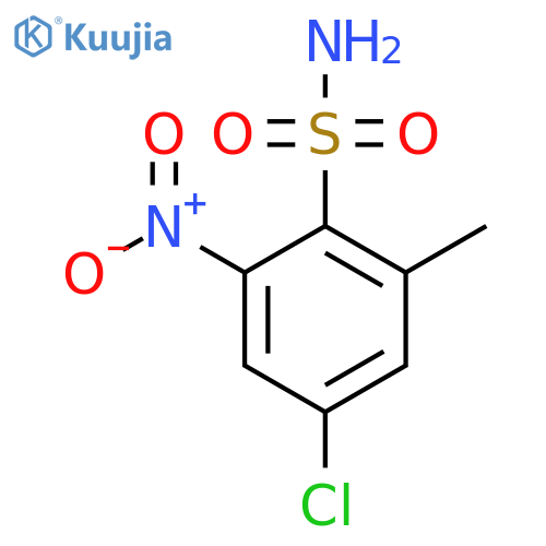 4-Chloro-2-methyl-6-nitrobenzenesulfonamide structure