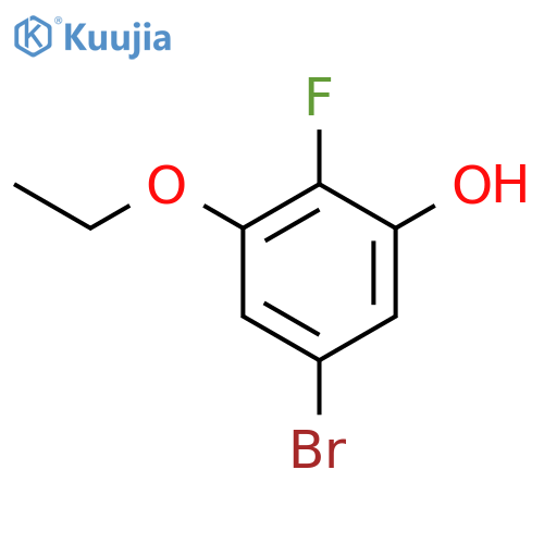 5-Bromo-3-ethoxy-2-fluorophenol structure