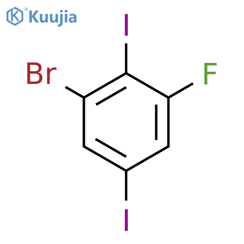 1-Bromo-2,5-diiodo-3-fluorobenzene structure