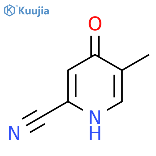 4-Hydroxy-5-methylpicolinonitrile structure