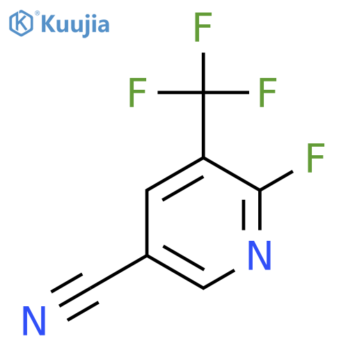 6-Fluoro-5-(trifluoromethyl)nicotinonitrile structure