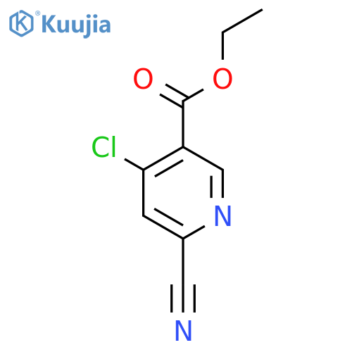 Ethyl 4-chloro-6-cyanonicotinate structure