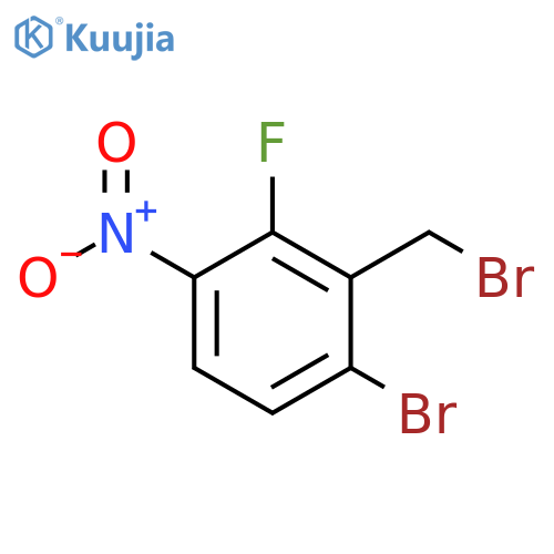 6-Bromo-2-fluoro-3-nitrobenzyl bromide structure
