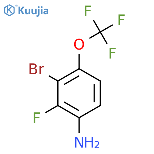 3-Bromo-2-fluoro-4-(trifluoromethoxy)aniline structure