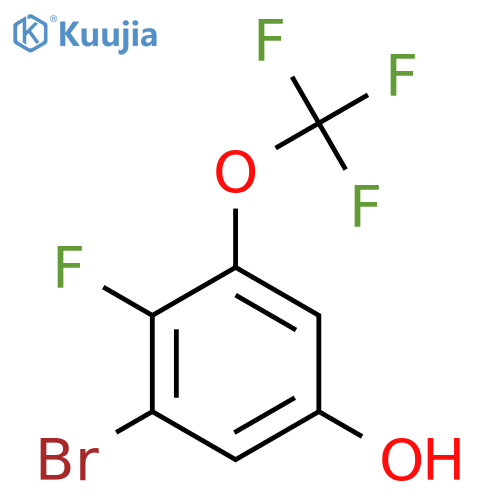 3-Bromo-4-fluoro-5-(trifluoromethoxy)phenol structure
