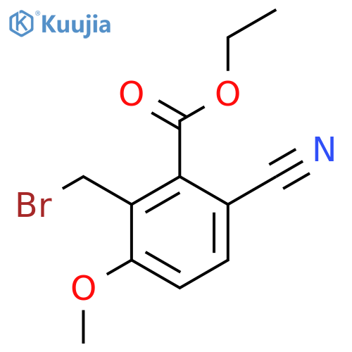 Ethyl 2-bromomethyl-6-cyano-3-methoxybenzoate structure