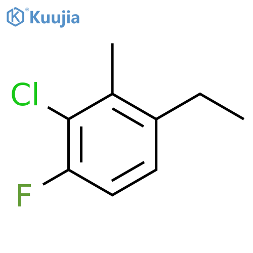 2-Chloro-6-ethyl-3-fluorotoluene structure