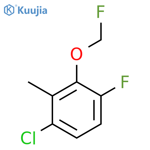 6-Chloro-3-fluoro-2-(fluoromethoxy)toluene structure