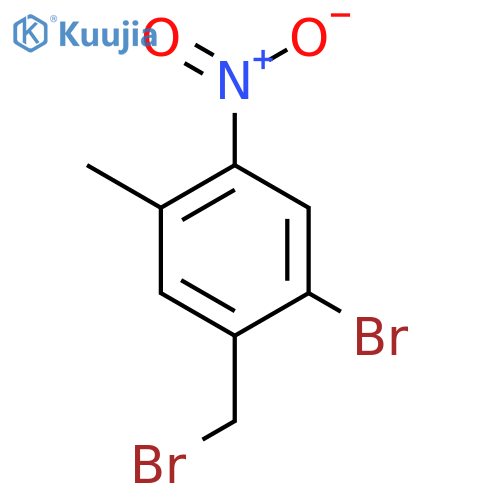 2-Bromo-5-methyl-4-nitrobenzyl bromide structure