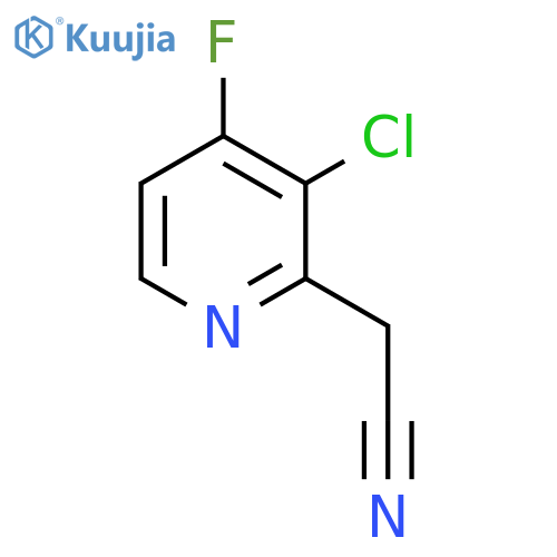 3-Chloro-4-fluoropyridine-2-acetonitrile structure