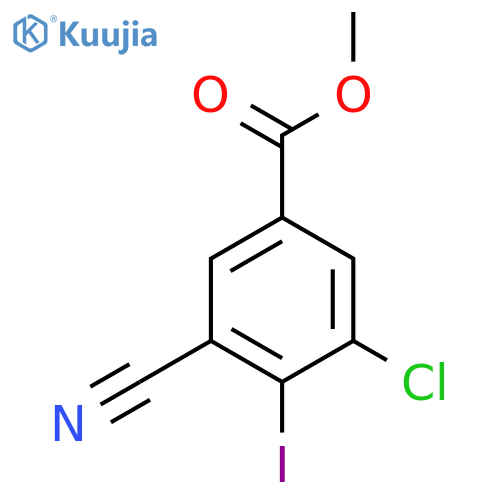 Methyl 3-chloro-5-cyano-4-iodobenzoate structure