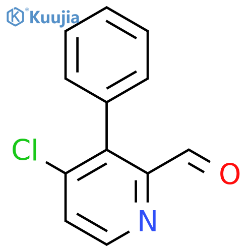 4-Chloro-3-phenylpicolinaldehyde structure