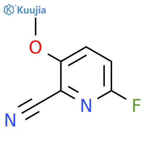6-Fluoro-3-methoxypicolinonitrile structure