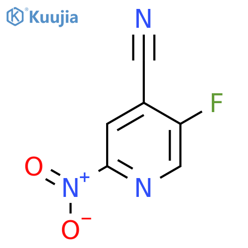 5-Fluoro-2-nitroisonicotinonitrile structure