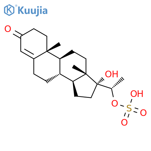 Pregn-4-en-3-one, 17-hydroxy-20-(sulfooxy)-, (20S)- structure