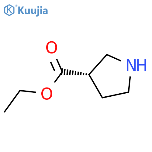 Ethyl (S)-Pyrrolidine-3-carboxylate structure