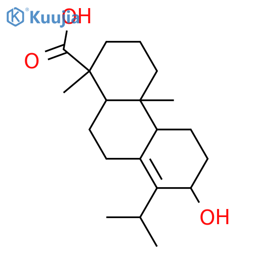 13-Hydroxy-8(14)-totaren-19-oic acid; 13β-form structure