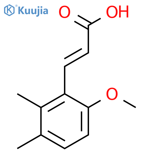 2,3-Dimethyl-6-methoxycinnamic acid structure