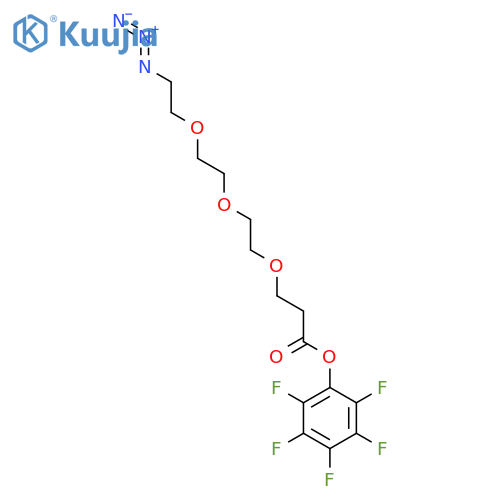 perfluorophenyl 3-(2-(2-(2-azidoethoxy)ethoxy)ethoxy)propanoate structure