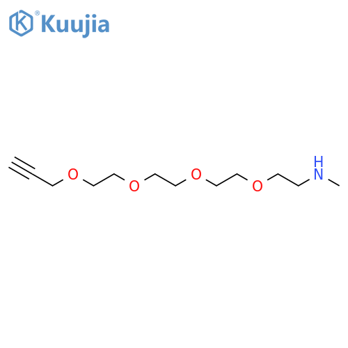 Propargyl-PEG4-methylamine structure