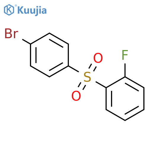 1-((4-Bromophenyl)sulfonyl)-2-fluorobenzene structure