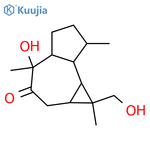 9,10,12-Aromadendranetriol; (1α,4β,5α,6β,7β,10α,11α)-form, 9-Ketone structure