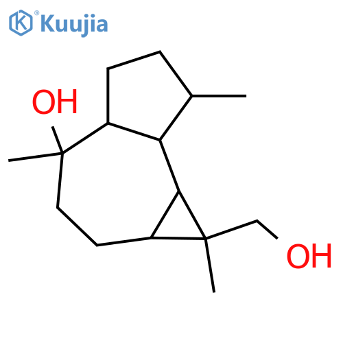 10,12-Aromadendranediol; (1α,4β,5α,6β,7β,10α,11β)-form structure