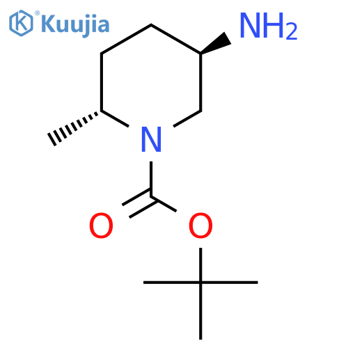 Tert-butyl (2R,5R)-5-amino-2-methyl-piperidine-1-carboxylate structure