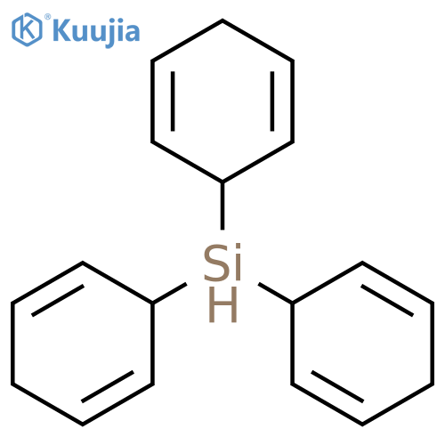 Tri(cyclohexa-2,5-dien-1-yl)silane structure